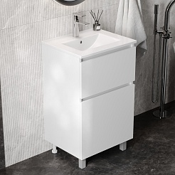 Teymi Тумба с раковиной Laina 50 белая матовая – фотография-2