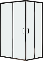 RGW Душевой уголок Passage PA-040B 100x80 профиль черный стекло матовое сатинат