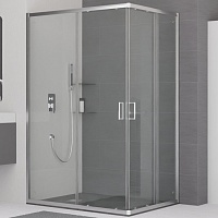 RGW Душевой уголок Classic CL-44 90x100 профиль хром стекло прозрачное