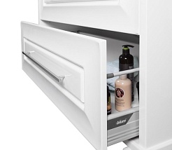 Водолей Тумба с раковиной "Риккардо 60" с ящиками, белая – фотография-2