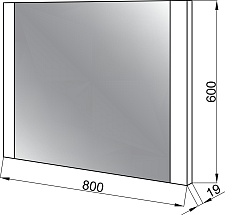 Ceruttispa Зеркало Пьемонт 80 – фотография-2