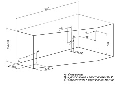 Aquanet Акриловая ванна Brize 160x90 R – фотография-6