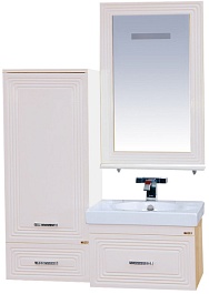 Misty Тумба с раковиной Европа 50 бежевая – фотография-4