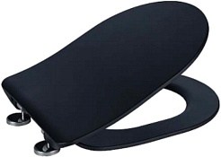 Esbano Сиденье для унитаза Lotus черное матовое – фотография-1
