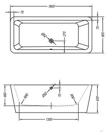 Kolpa San  Акриловая ванна Eroica Fs RED AIR – фотография-2