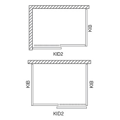Roltechnik Душевая стенка KIB/1000 – фотография-2