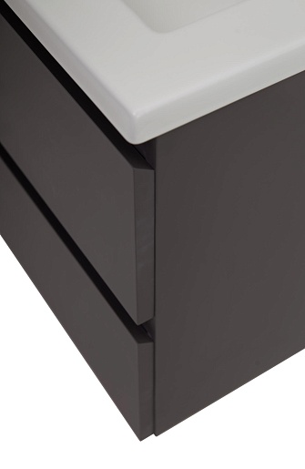 BelBagno Тумба под раковину Kraft 75 подвесная Темно-Серый матовый – фотография-4
