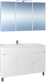 СанТа Мебель для ванной Лондон 120 белая – фотография-11