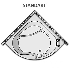 Kolpa San Акриловая ванна Swan STANDART – фотография-2