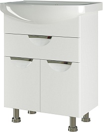 Mixline Мебель для ванной Этьен 65 L белая – фотография-3