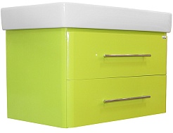 Mixline Мебель для ванной Ницца 80 лайм – фотография-2