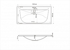 Cezares Мебель для ванной Premier-HPL  EST 100 Manganese, BTN – фотография-9