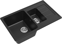 Ewigstein Мойка кухонная Elegant 60KF антрацит – фотография-1