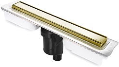 BERGES Wasserhaus Душевой лоток B1 Keramik 600 094017 бронза – фотография-1