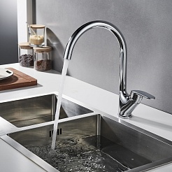 Rossinka Смеситель для кухни RS45-23 хром – фотография-2