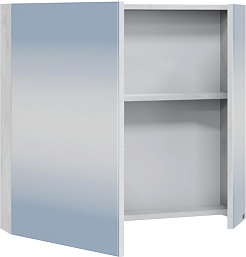 СанТа Зеркальный шкаф Марс 70 светлое дерево – фотография-2