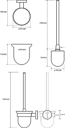 Bemeta Ершик для унитаза Dark 104113010 – фотография-2