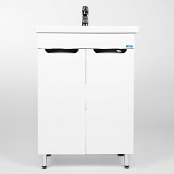 Viant Мебель для ванной Лима 60 2 дверки белая – фотография-4