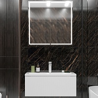 Mixline Мебель для ванной Вектор 90 подвесная белая