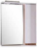 ASB-Mebel Зеркальный шкаф Марко 60 белый/дуб золотой