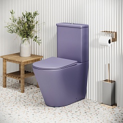 Grossman Унитаз компакт Color GR-4480LIMS фиолетовый матовый – фотография-7