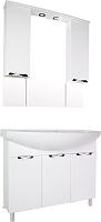 ASB-Mebel Мебель для ванной Мессина 100/3 белая