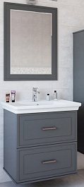 Sanflor Мебель для ванной Модена 75 серая – фотография-1