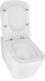 Azario Унитаз подвесной Cascad AZ-2303-A безободковый белый – фотография-7