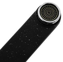Frap Смеситель для кухни H5408 F5408-7 черный – фотография-2