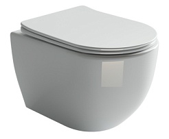 Ceramicanova Подвесной унитаз Mia Rimless CN1805 белый – фотография-1