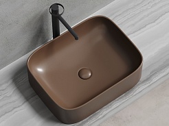 Ceramicanova Мебельная раковина Element 50 CN6052MDB тёмно-коричневый матовый – фотография-9