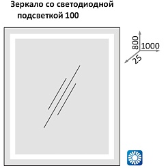 Какса-а Мебель для ванной Хилтон 100 напольная, белая – фотография-3