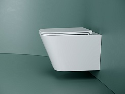 Ceramicanova Подвесной унитаз Union Торнадо CN4009T безободковый белый – фотография-6