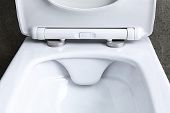 Allen Brau Унитаз подвесной Liberty 4.33007.20 белый с крышкой 4.33008.20 – фотография-19