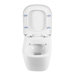 BelBagno Унитаз подвесной Albano BB120CHR/BB120SC безободковый – фотография-6