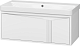 Brevita Тумба под раковину Cascade 100 подвесная белая – картинка-10