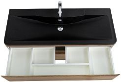 BelBagno Тумба с раковиной Albano 120 подвесная Rovere Rustico с раковиной BB1200/455-LV-ART-ALR-NERO – фотография-4