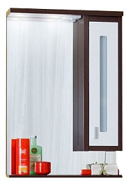 Бриклаер Зеркальный шкаф Бали 62 R венге – фотография-1