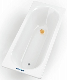 ВИЗ Стальная ванна "Reimar 140" белая орхидея – фотография-2