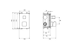 Excellent Смеситель для душа KERIA AREX.2046CR – фотография-2