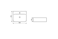Excellent Раковина Orido 60 – фотография-2