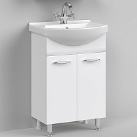 Водолей Тумба с раковиной Колумбия 55 белая