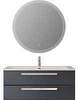 BelBagno Мебель для ванной Eco Cer-N 120 CZR-8073-120 grafito ручки сатин