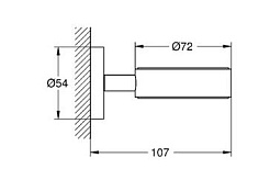 Grohe Держатель стаканов Essentials 40369000 – фотография-15