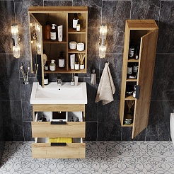 Onika Тумба под раковину Легран 60.13 подвесная дуб галифакс – фотография-5