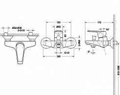 Promo Смеситель для ванны Line F65299C-1 – фотография-2