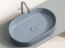 Ceramicanova Мебельная раковина Element 60 CCN6048MHL серо-голубой матовый – фотография-6