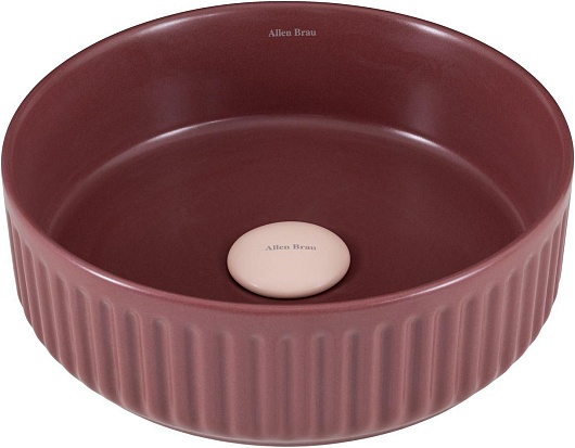 Allen Brau Мебельная накладная раковина Fantasy Line 36 4.11032.BD бордо – фото-1