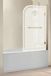 Cezares Шторка на ванну RETRO-V-1-80/145-PP-G-R – фотография-1