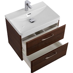 BelBagno Тумба с раковиной Due 50 подвесная Noce – фотография-3